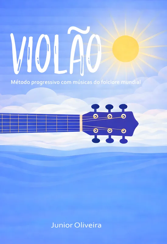 Capa do livro Violão — Método progressivo com músicas do folclore mundial